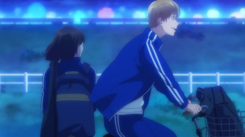 A Star Brighter Than the Sun Episode 3: Iwata Struggles After Learning Kamishiro’s Secret Crush 6 a star brighter than the sun bicycle scene