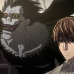 death note light and ryuk walks