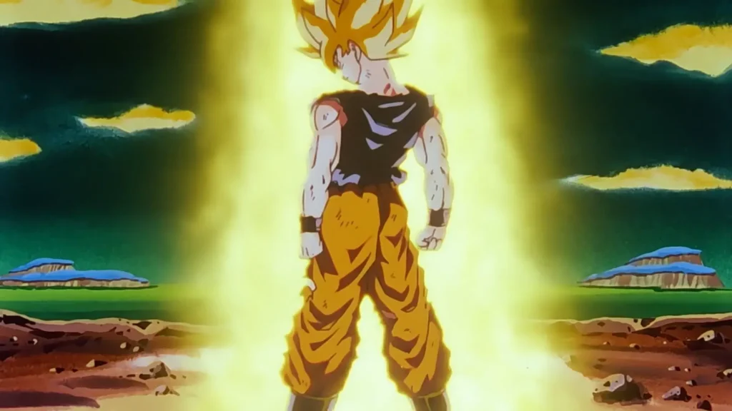 goku super saiyan transformation