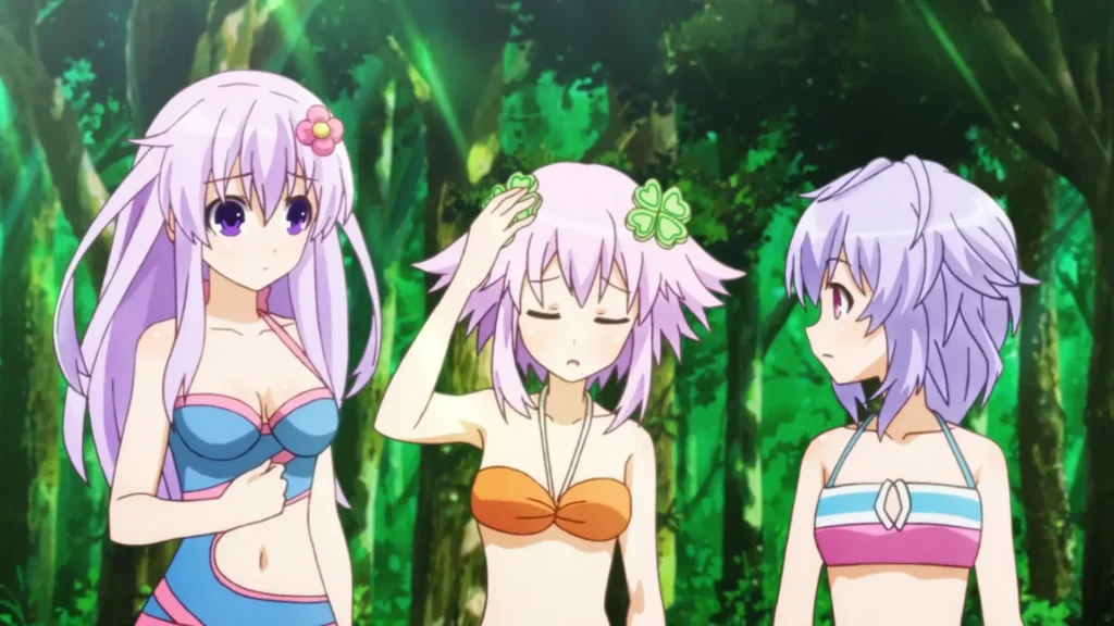 15 Anime Like Date A Live You Must Watch in 2025 10 hyperdimension neptunia beach scene