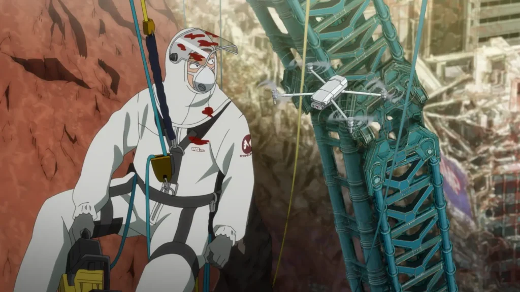 kaiju no. 8 cleaning scene