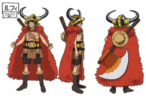 one piece luffy elbaph visual