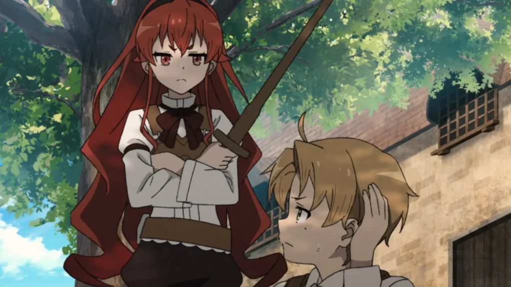 Best Isekai Anime Ranked: Top 7 Recommendations from Comedy to Dark Fantasy 4 mushoku tensei training scene
