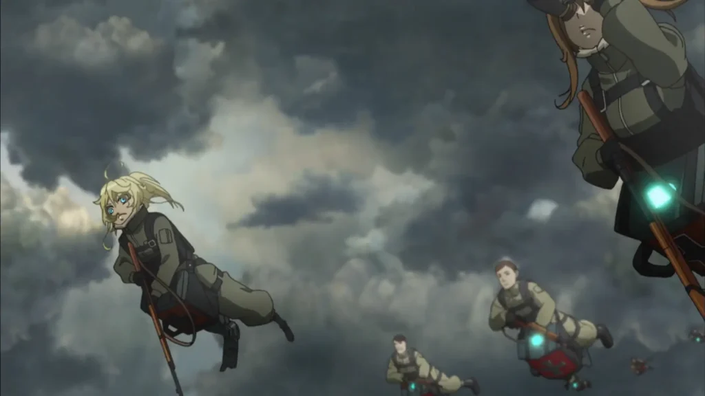 Best Isekai Anime Ranked: Top 7 Recommendations from Comedy to Dark Fantasy 3 the saga of tanya the evil attack scene