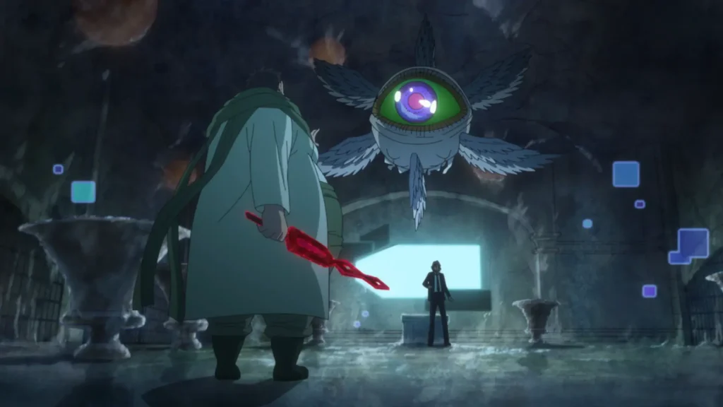 Busamen Gachi Fighter war scene