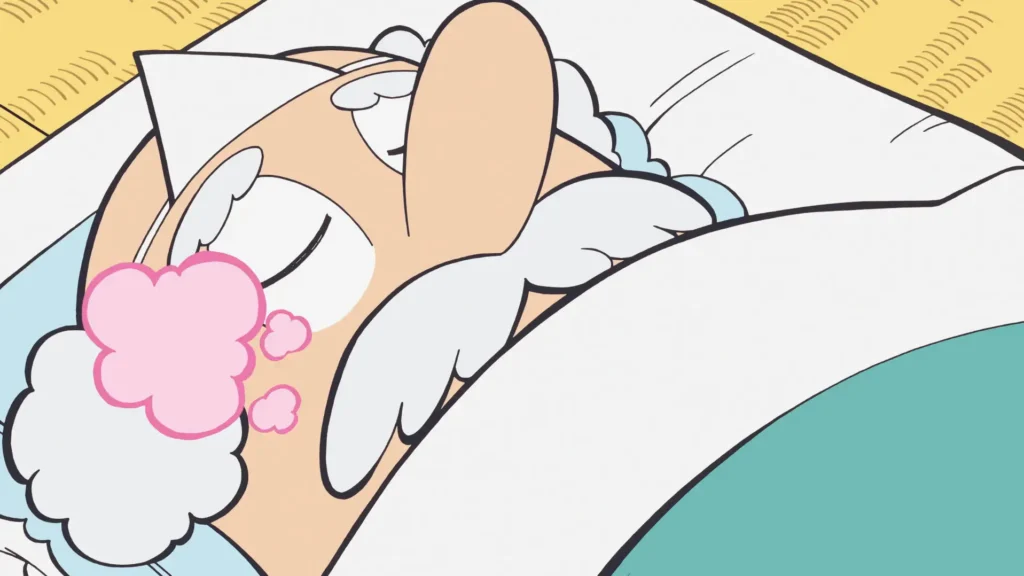 City the Animation old man sleeping scene