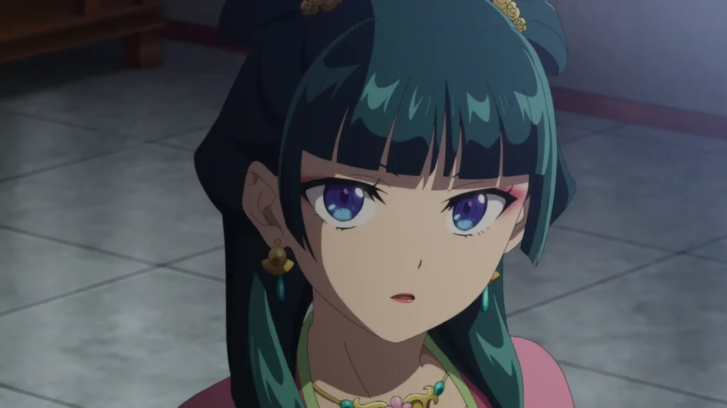 Top 10 Best Romance Anime of Fiscal Year 2025: Ranked List & Recommendations 3 romance anime The Apothecary Diaries Season 2 main character talks