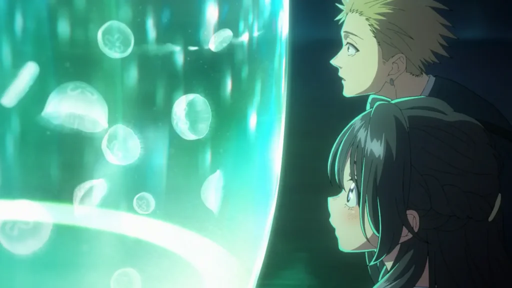 Top 10 Best Romance Anime of Fiscal Year 2025: Ranked List & Recommendations 1 The Fragrant Flower Blooms with Dignity aquarium scene